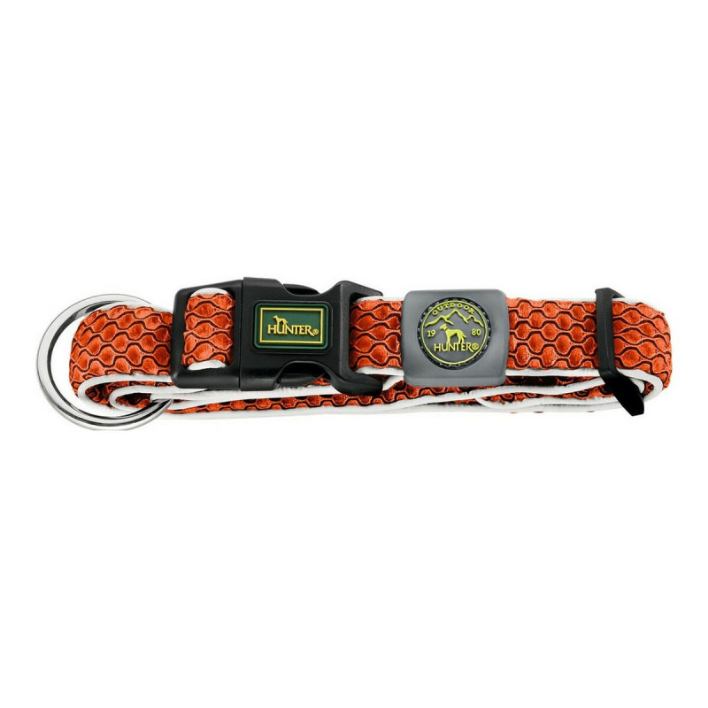 Hundehalsbånd Hunter Plus Gevind Orange XS-størrelse (45-70 cm)